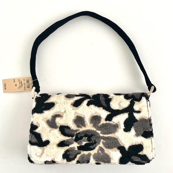 Elegant Black and White Satchel MINI - Picture 3 of 9